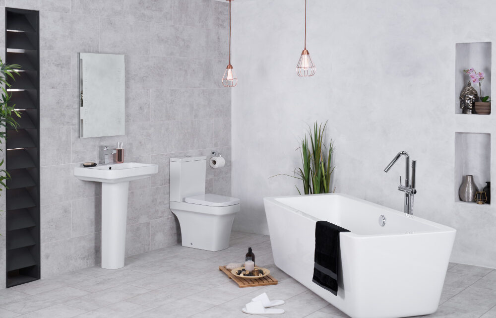 Płytki łazienkowe imitujące kamień – Metoda na elegancką łazienkę